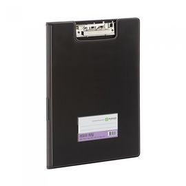 Munhwa File F630-71 Premium A4 PVC Report Folder with Metal Lever Clip and Protective Cover Black Made in Korea